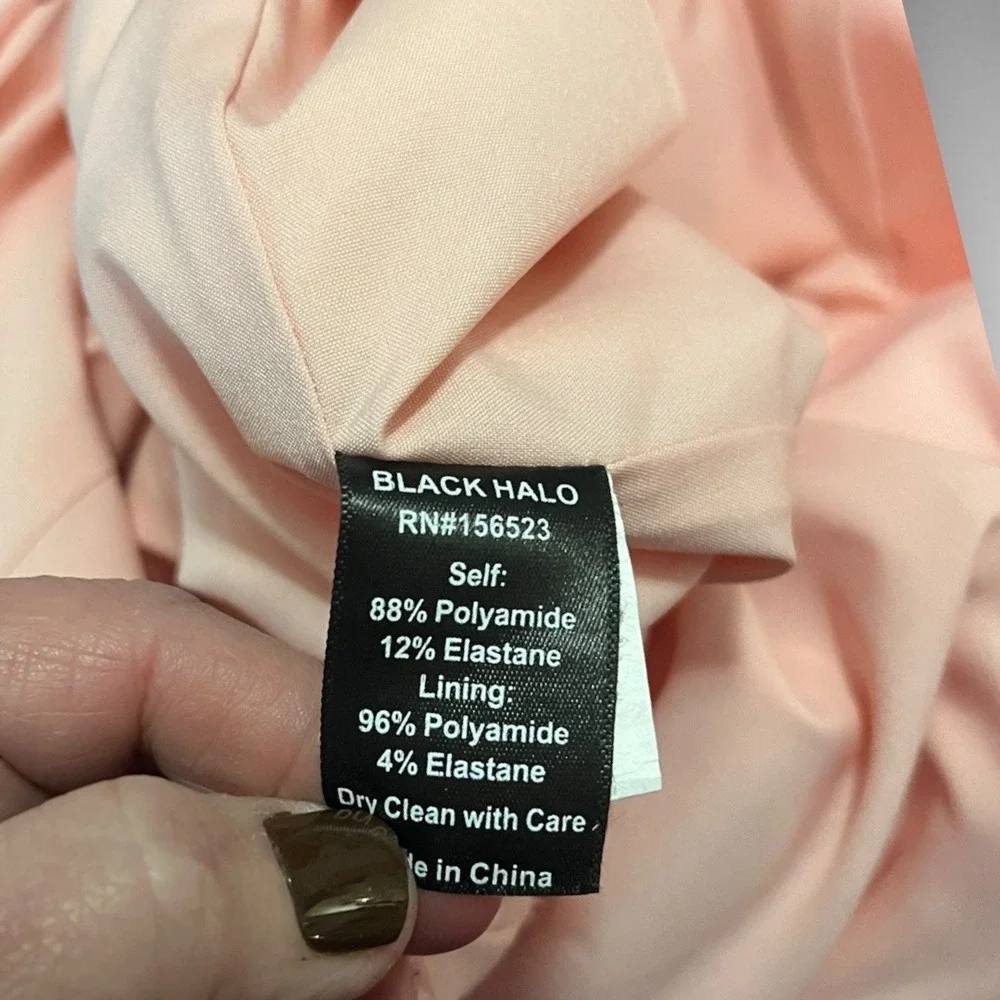BLACK HALO Petal Pink Lucinda‎ Belted Sheath Dress Size 10 | NWT